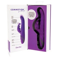 Commotion Cha Cha Vibrador Dual Púrpura