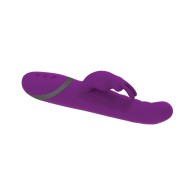 Commotion Cha Cha Vibrador Dual Púrpura