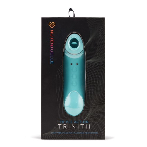 Nu Sensuelle Trinitii Vibrador Lengua Azul Eléctrico