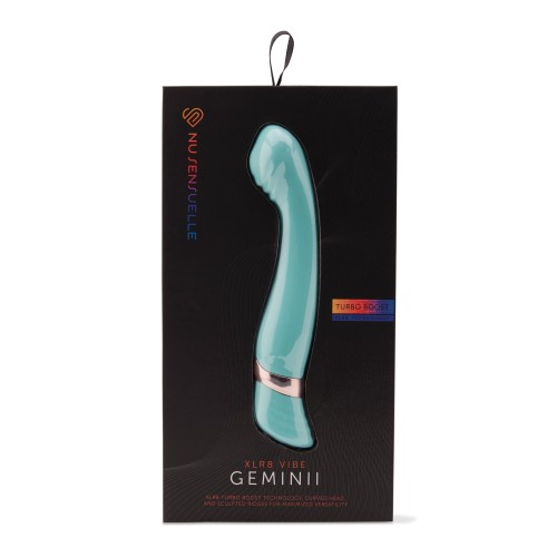 Vibrador G Spot Nu Sensuelle Geminii XLR8 - Azul Eléctrico