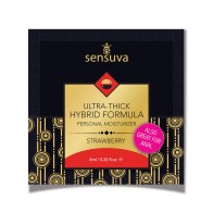 Sensuva Ultra Thick Hidratante Híbrido Fresa 6ml