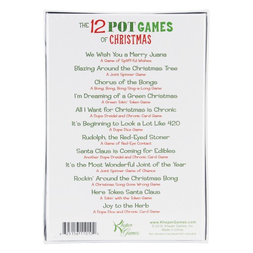 The 12 Pot Games of Christmas