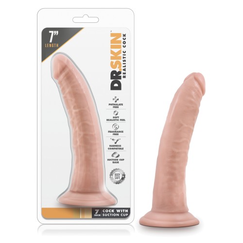 Dr. Skin 7" Pene Realista con Ventosa