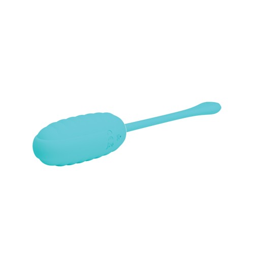 Pretty Love Kirk Liquid Silicone Remote Egg Turquoise