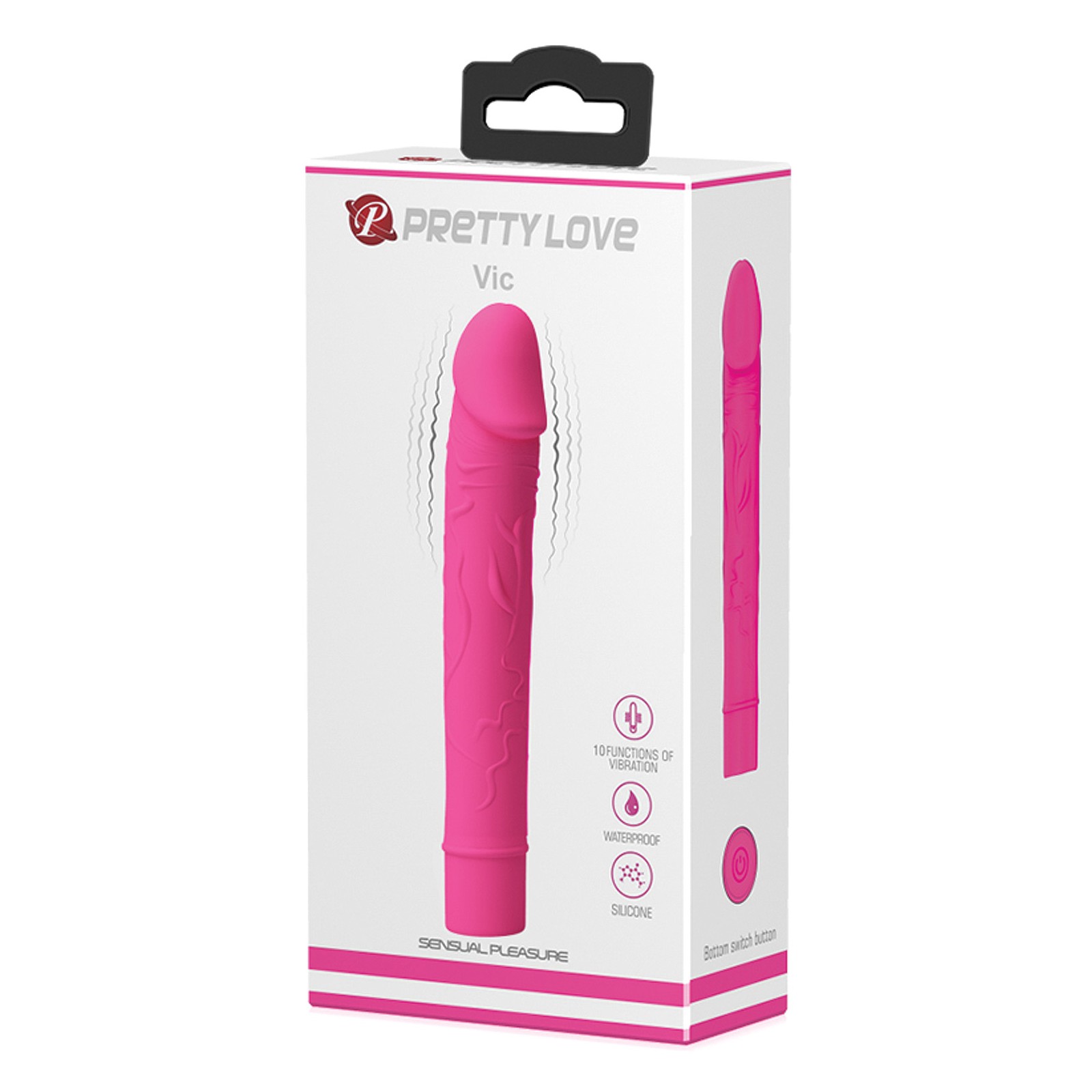 Dildo Vibrador G-Spot Pretty Love Vic Magenta | Explorador del Placer