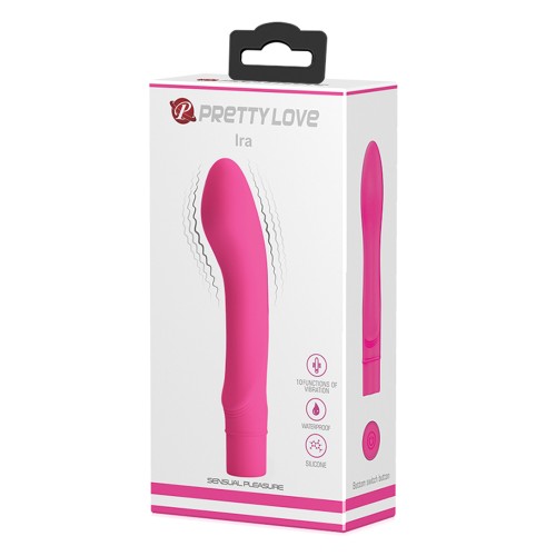 Pretty Love Ira 10 Function Vibrator - Fuchsia Elegant Design