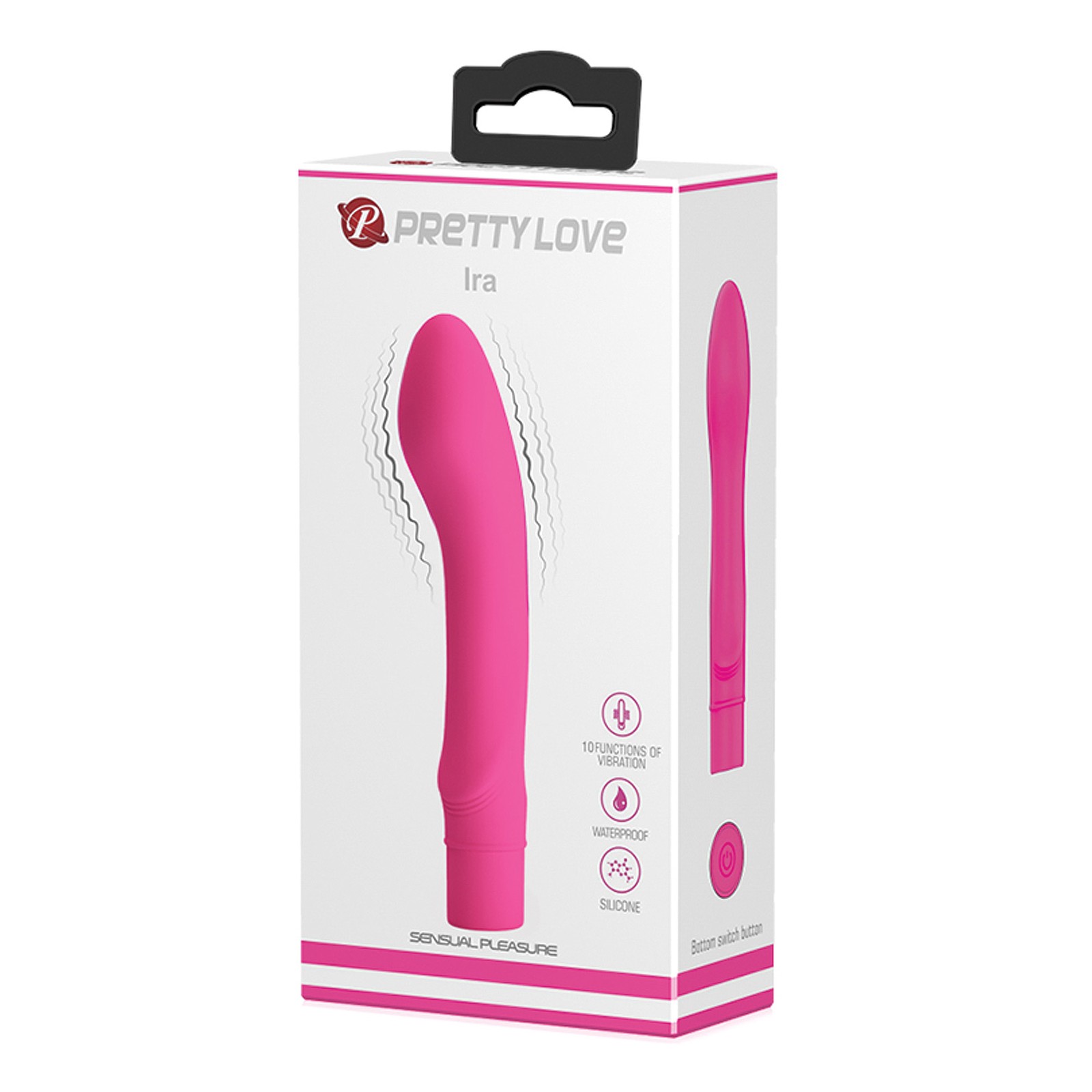 Pretty Love Ira 10 Function Vibrator - Fuchsia Elegant Design