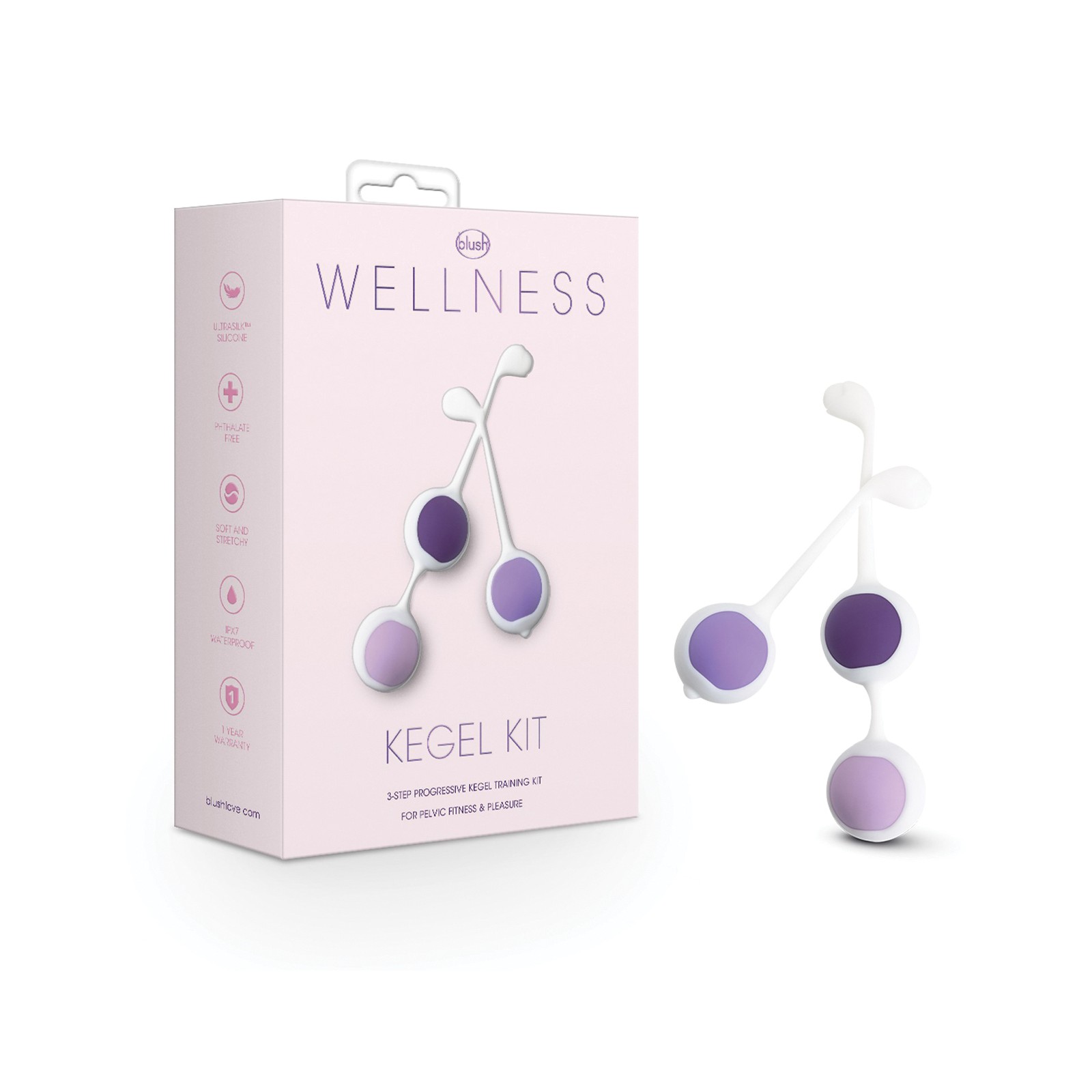 Kit de Entrenamiento Kegel Blush Wellness - Morado