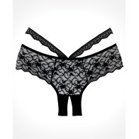 Adore Heartbreaker Panty - Black O/S