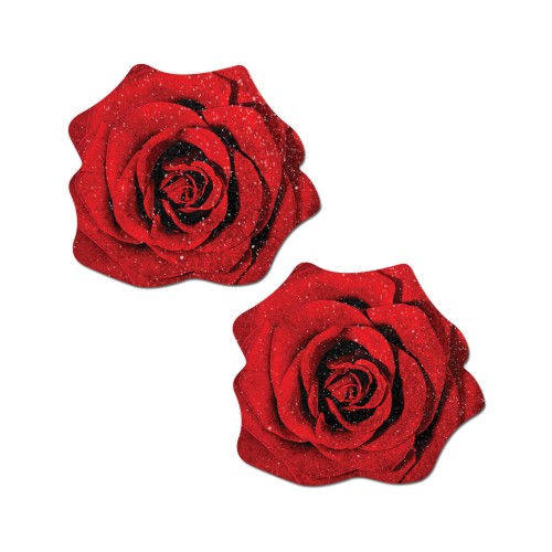 Pastease Premium Glitter Velvet Blooming Rose - Red O/S