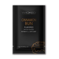 Wicked Sensual Care Aqua Lubricant - 0.1 oz Cinnamon Bun