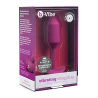 b-Vibe Plug Snug Vibrador Ponderado M