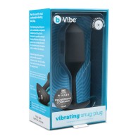 b-Vibe Plug Con Peso Vibrante XL Negro