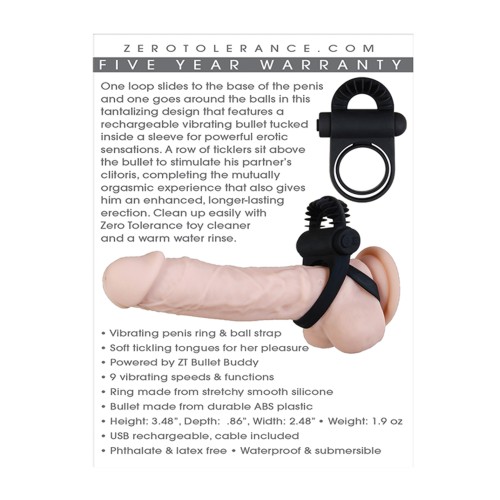 Anillo para el Pene Zero Tolerance Bell Ringer