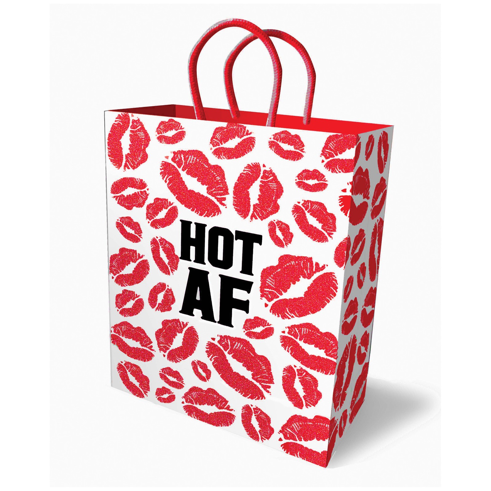 Bolsa de Regalo Lujo Hot AF Glitter Rojo