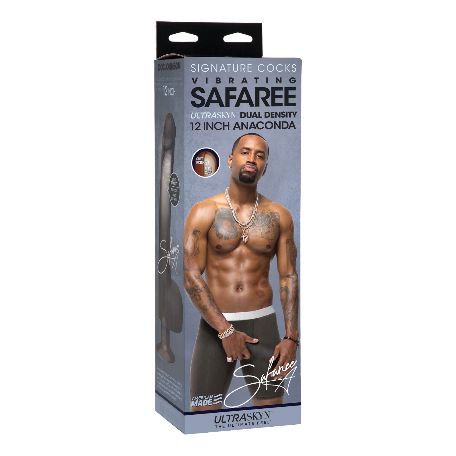 Buy Safaree Samuels Anaconda ULTRASKYN 12" Vibrating Cock