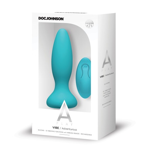 Plug Anal A Play Silicona Recargable Control Remoto Teal