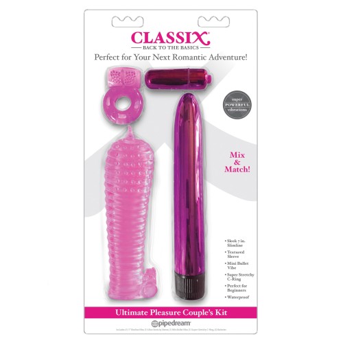 Kit de Placer Máximo para Parejas Classix - Rosa