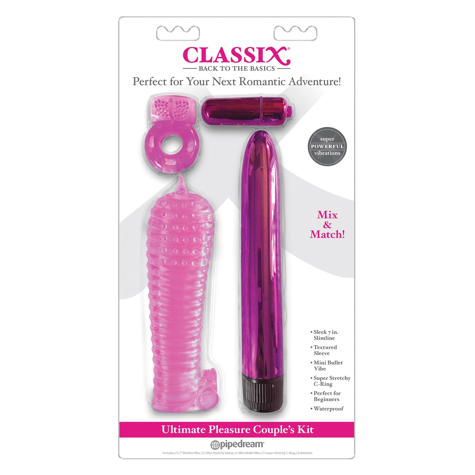 Classix Ultimate Pleasure Couples Kit - Pink