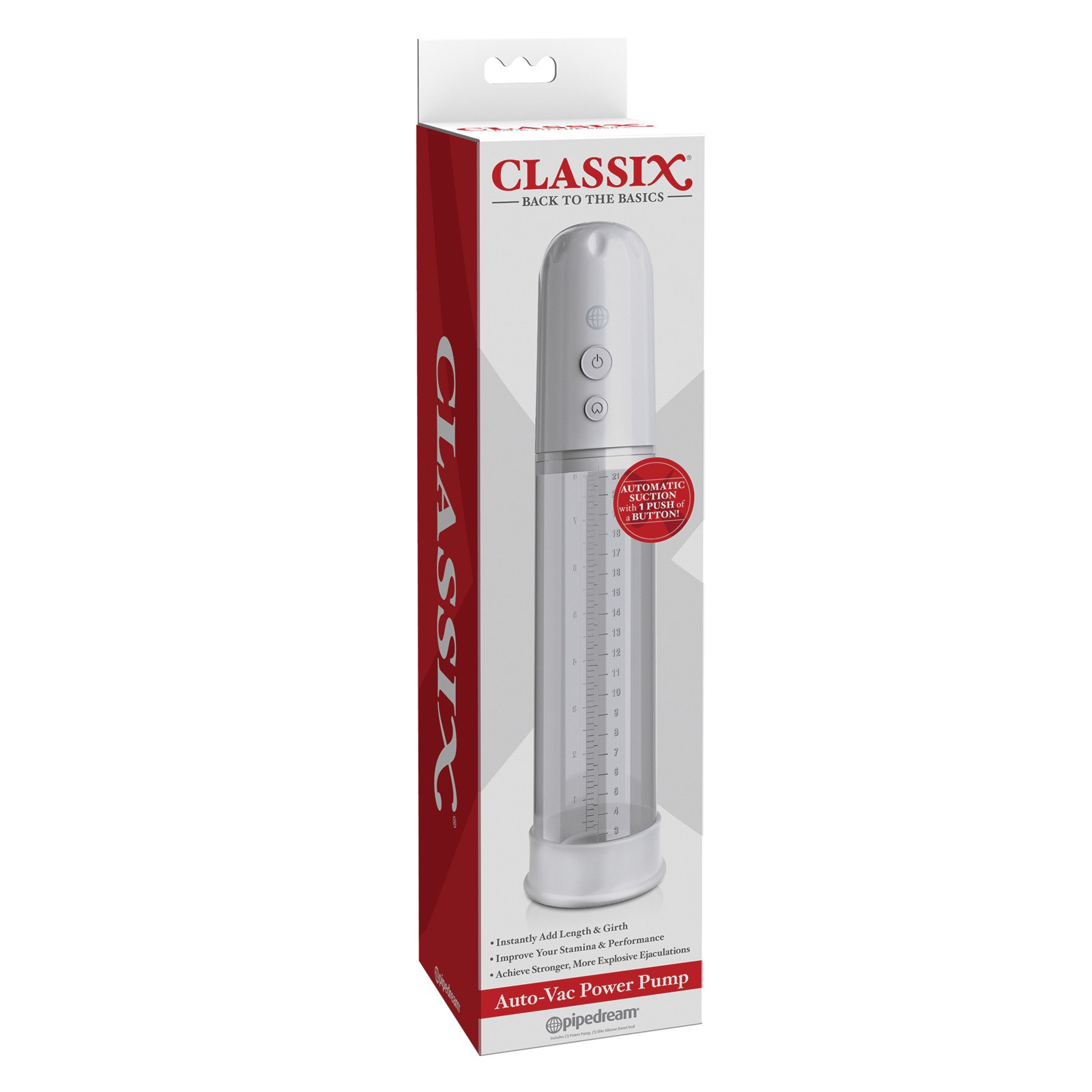 Auto Vac Classix Power Pump - Blanco