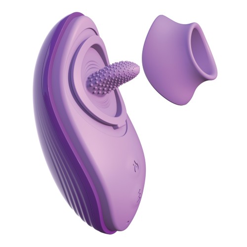 Vibrador Fun Tongue de Silicona - Morado