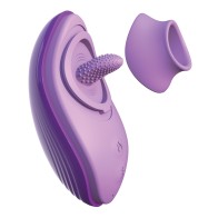 Vibrador Fun Tongue de Silicona - Morado