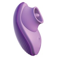 Vibrador Fun Tongue de Silicona - Morado