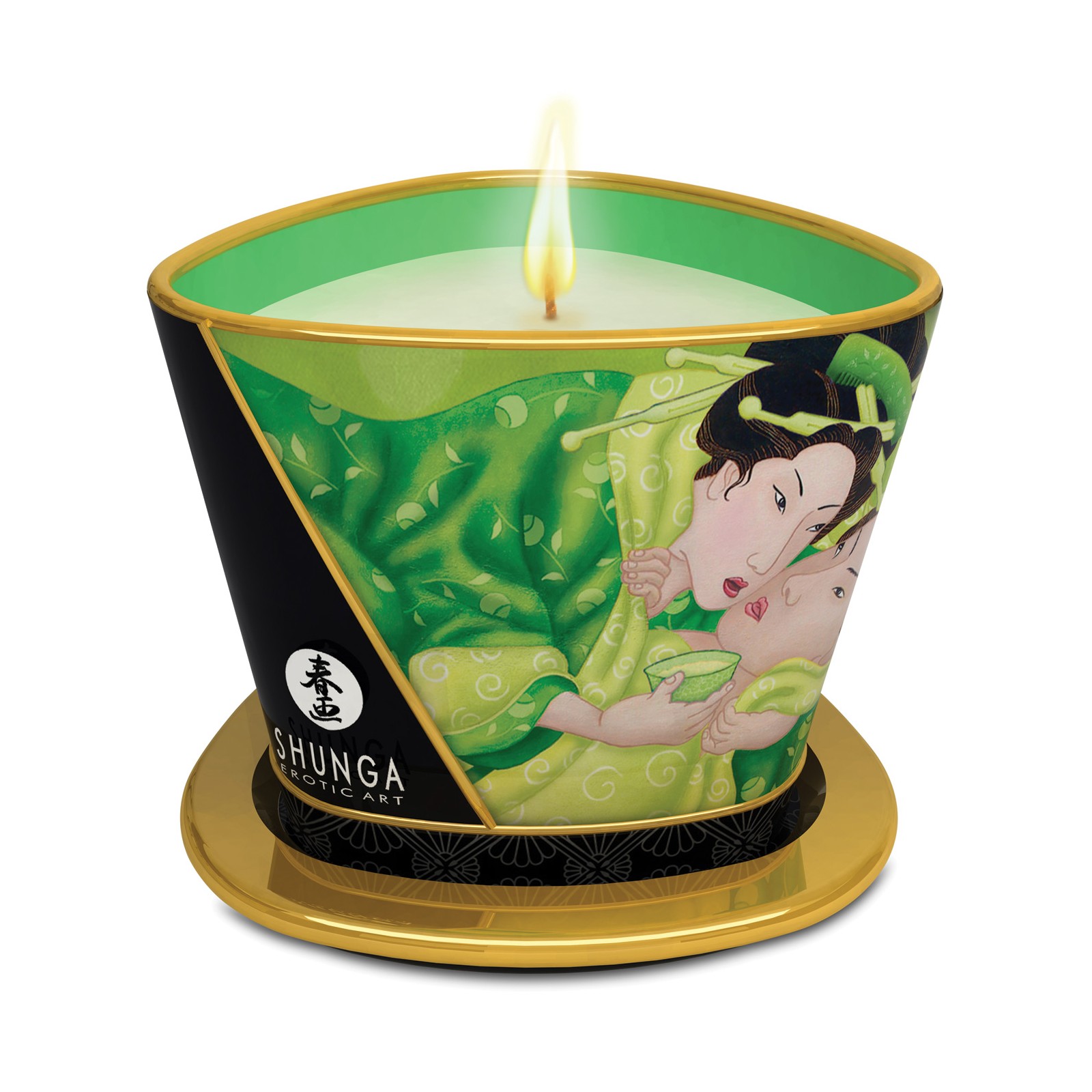 Shunga Massage Candle Zenitude Exotic Green Tea