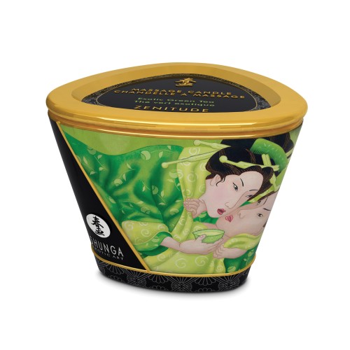 Shunga Massage Candle Zenitude Exotic Green Tea