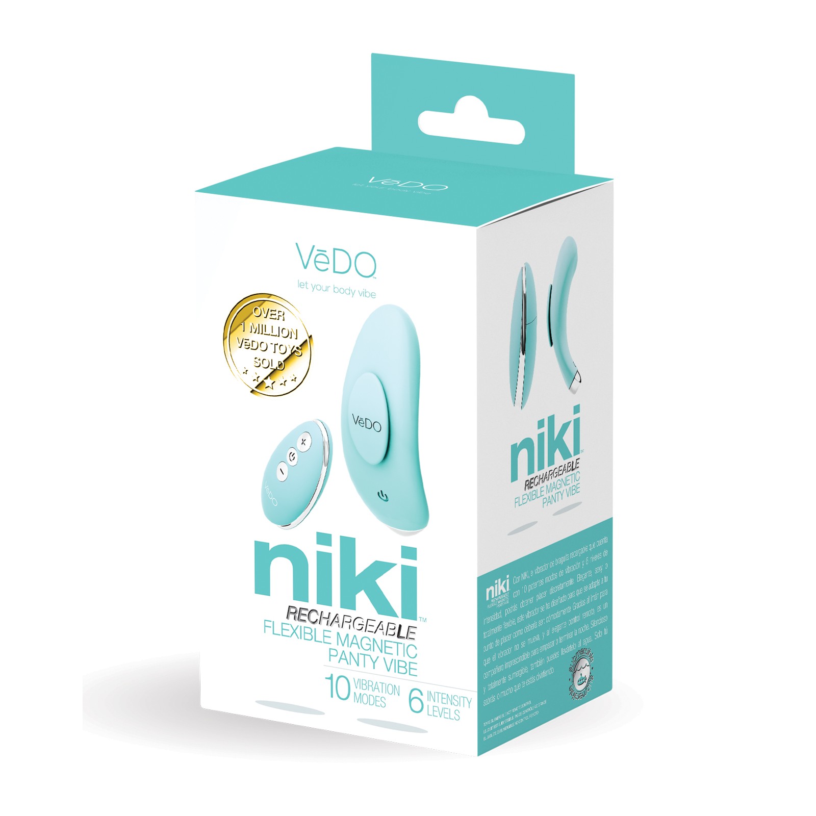 Vibrador de Panty Recargable VeDO Niki - Discreto y Potente