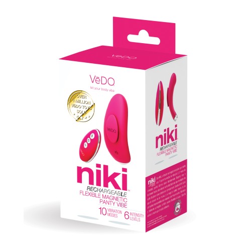 VeDO Niki Vibrador de Panty Recargable Rosa Foxy