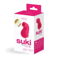 Sucker Vibrante Recargable VeDO Suki - Rosa Foxy para Placer Intenso