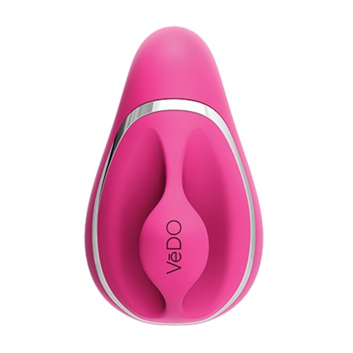 VeDO Suki Rechargeable Vibrating Sucker - Foxy Pink for Intense Pleasure