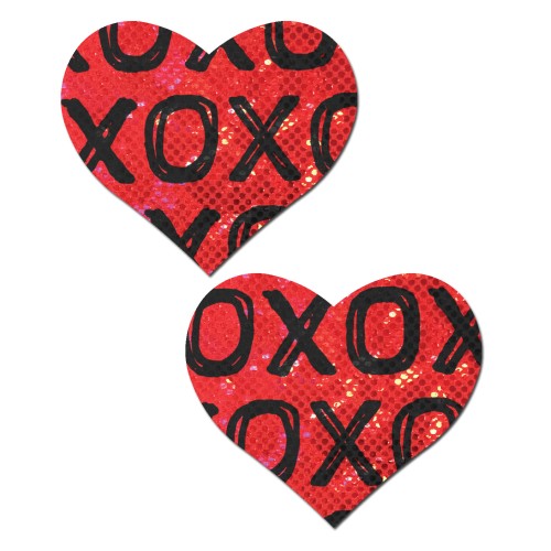 Pastease Premium Glitter Corazón XOXO - Accesorio Brillante