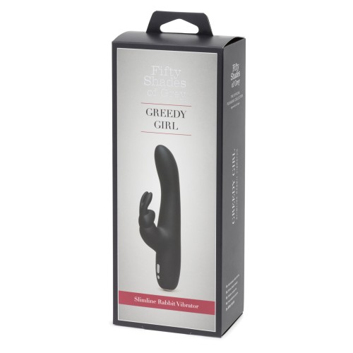 Fifty Shades Greedy Girl Rabbit Vibrator Black