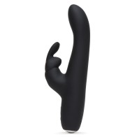 Fifty Shades Greedy Girl Rabbit Vibrator Black