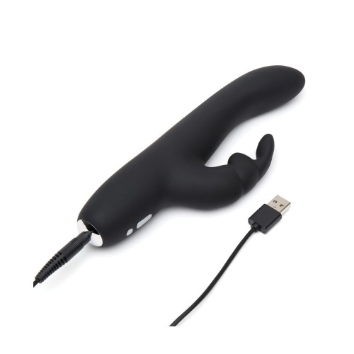 Fifty Shades Greedy Girl Rabbit Vibrator Black