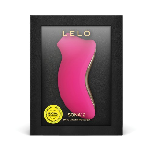 LELO Sona 2 Clitoral Massager - Cerise