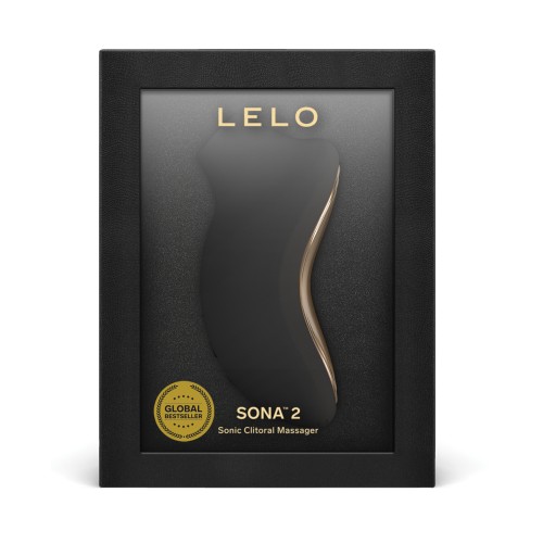 LELO Sona 2 Rechargeable Clitoral Stimulator - Black