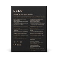 LELO Sona 2 Rechargeable Clitoral Stimulator - Black