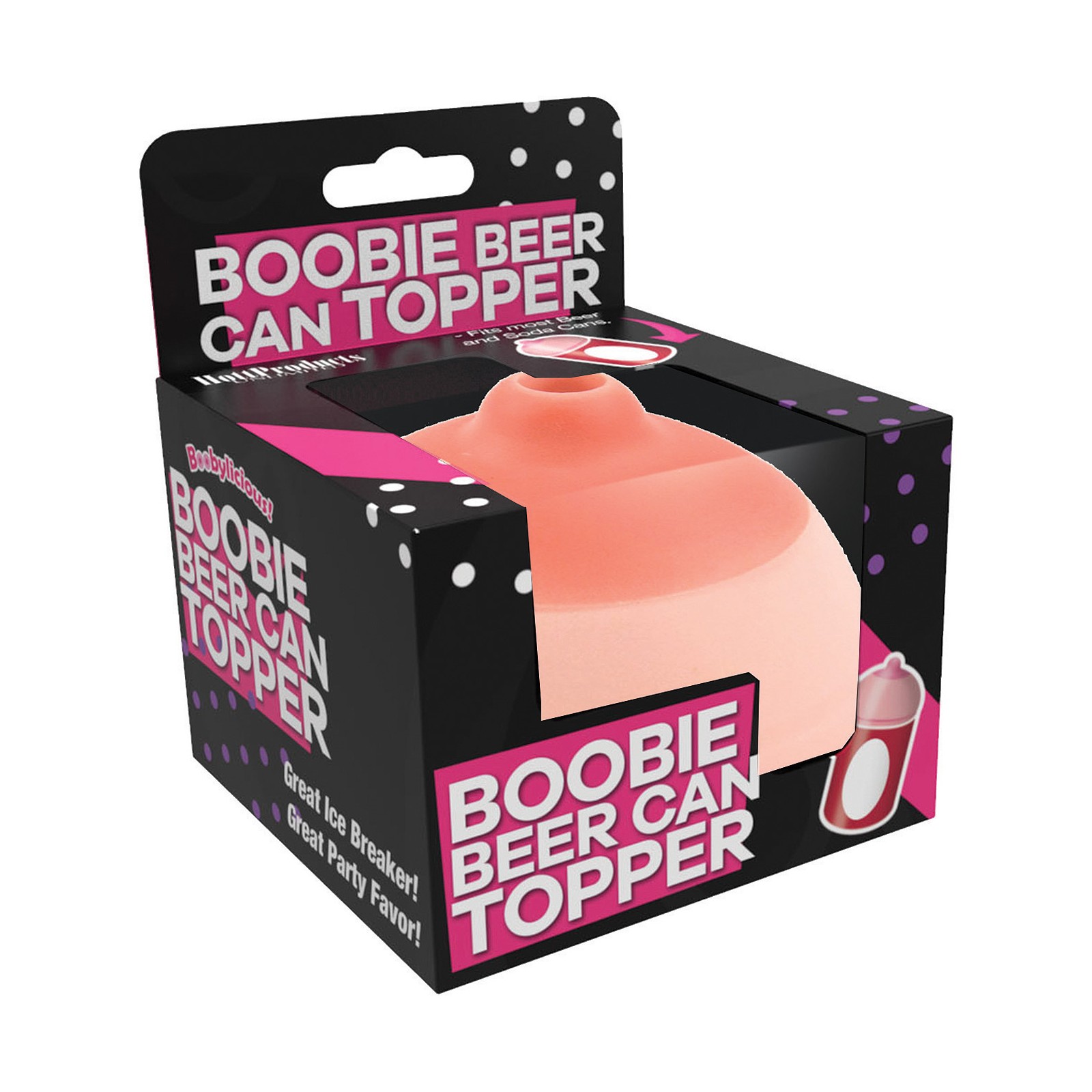 Boobie Beer Can Topper Fun