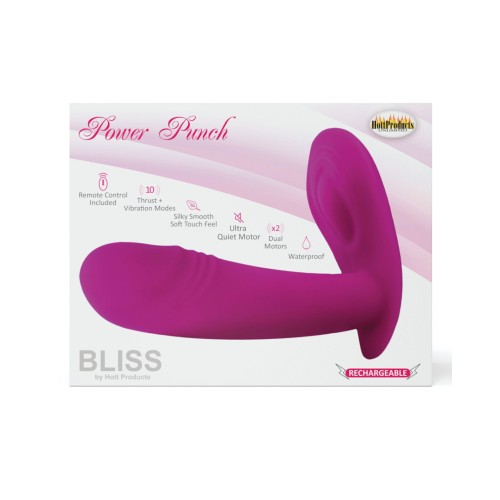 Bliss Power Punch Thrusting Vibe - Unleash Intense Pleasure