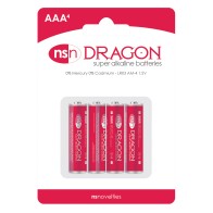 Baterías Alcalinas Dragon Paquete de 4 AAA