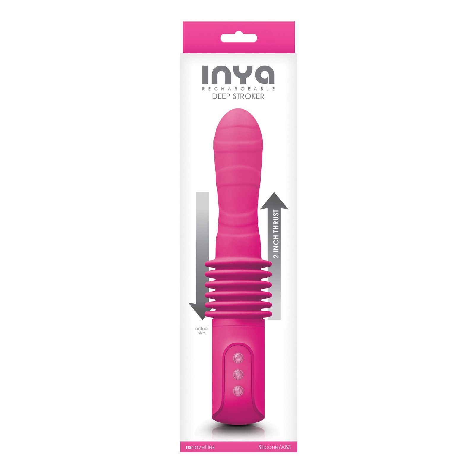 INYA Deep Stroker Pink Vibrator