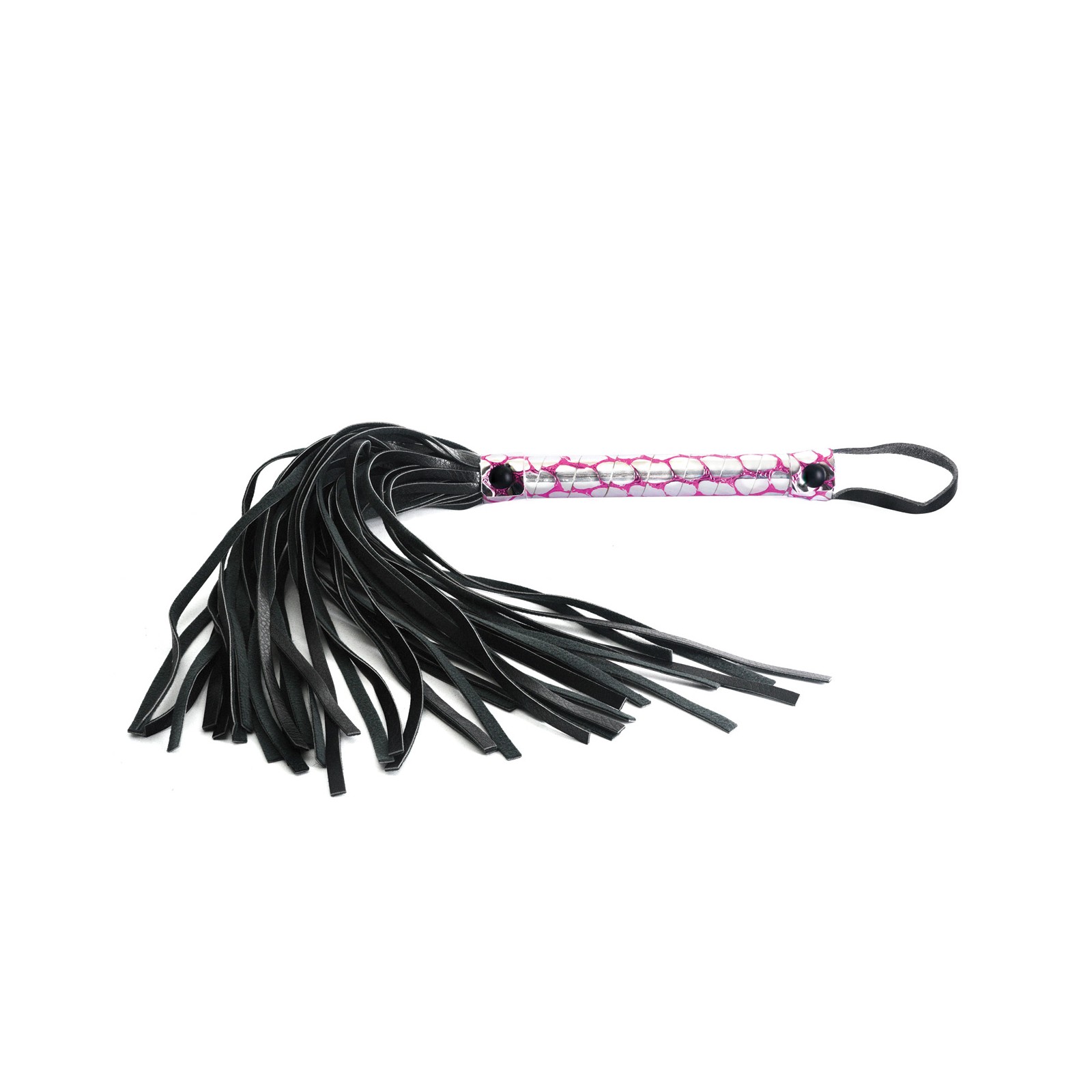 Spartacus Faux Leather Flogger Pink - Pleasure and Pain