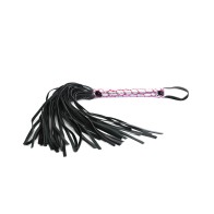 Spartacus Faux Leather Flogger Pink - Pleasure and Pain