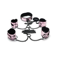 Spartacus Pink Faux Leather Bondage Kit