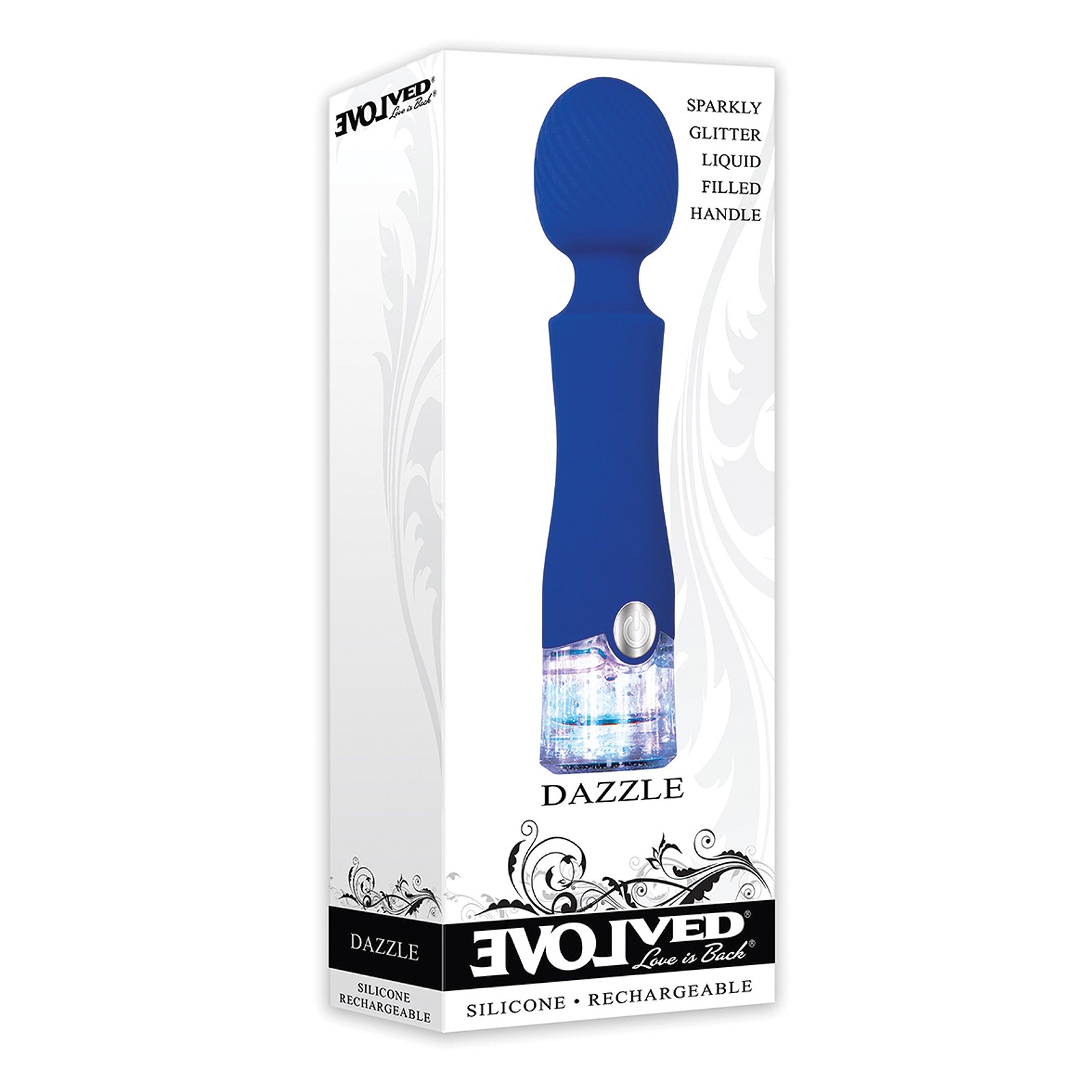 Evolved Dazzle Rechargeable Wand Blue