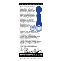 Evolved Dazzle Rechargeable Wand Blue