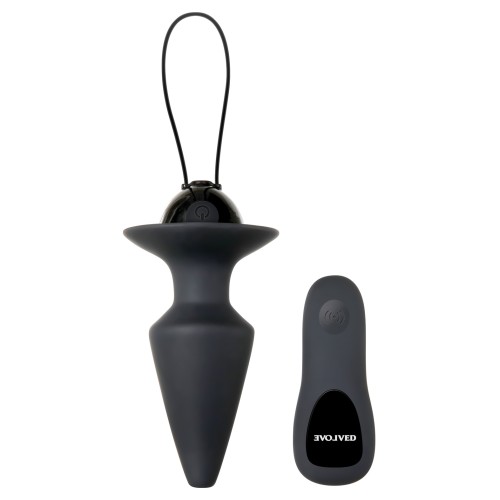 Evolved Plug & Play Remote Anal Plug Black